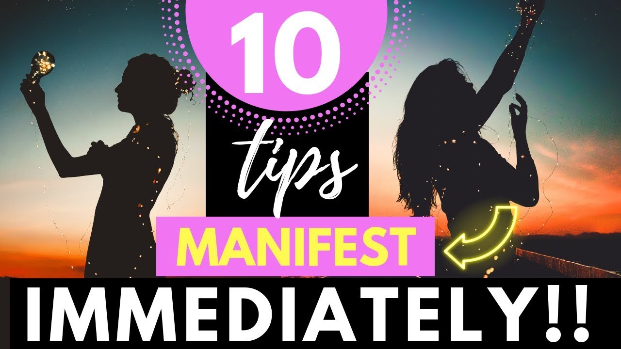 Top 10 Law Of Attraction Tips To Manifest Immediately: FAST RESULTS!! (The Secret)