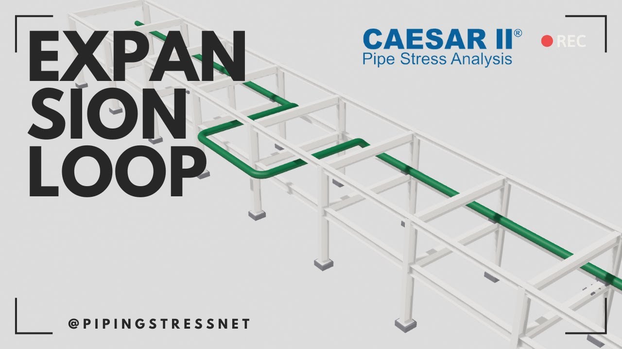 Расчет контура расширения с помощью Caesar II — сравните с ручным расчетом. #pipingstress #piping...