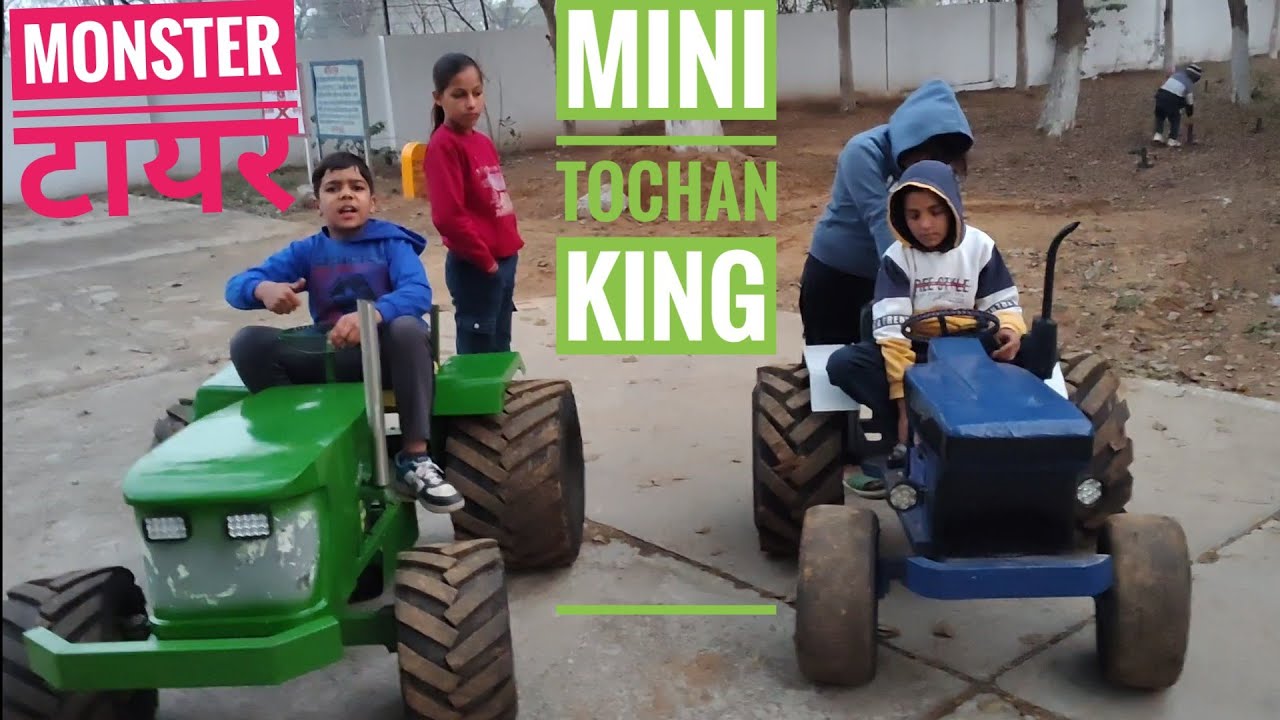 छोटा ट्रैक्टर ट्राली //mini John deere tractor 4×4//Mini farmtrac tractor//trolley compilation 