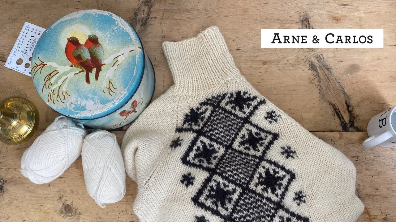 How to Refurbish, Redesign and Customize a Knitted Vintage Sweater by ARNE & CARLOS