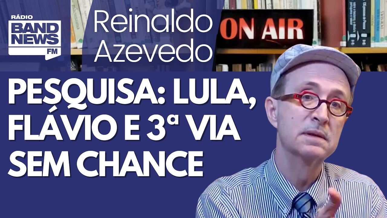 Reinaldo – Pesquisa: sem espaço para 3ª via no 1º turno; Lula vence todos os adversários no 2º