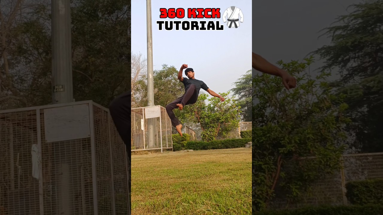 360 kick tutorial 🥋🔥 