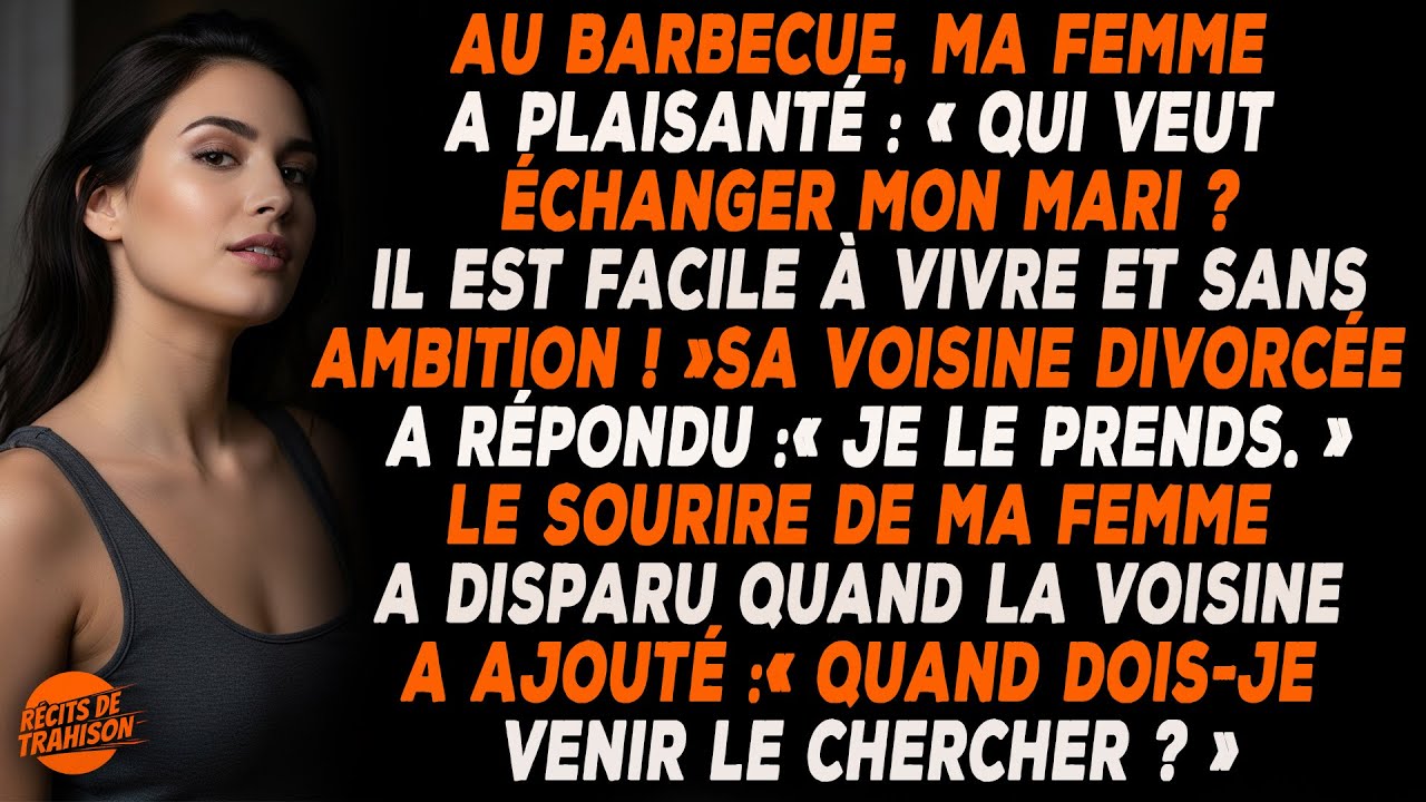 La « Blague » De Ma Femme Lors Du Barbecue—Son Sourire A Disparu Quand Le Voisin Est Devenu Sérieux
