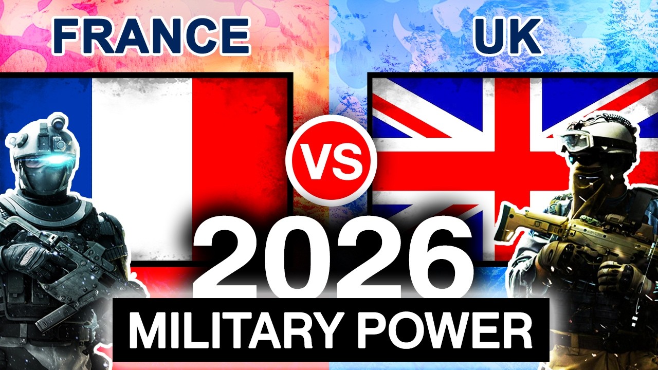 Сравнение военной мощи Франции и Великобритании к 2026 году | Военная мощь Великобритании и Франц...