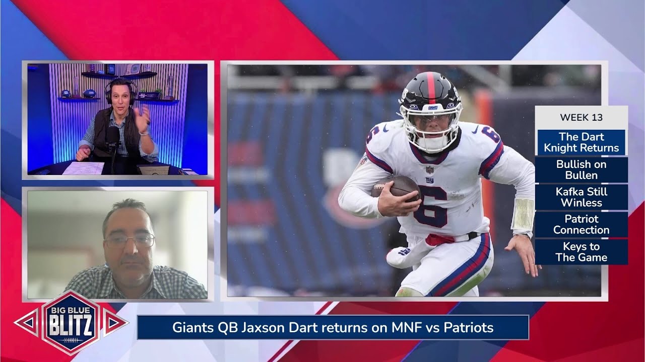 Big Blue Blitz Week 13: Giants get ready to face Patriots in primetime with teams headed in differen