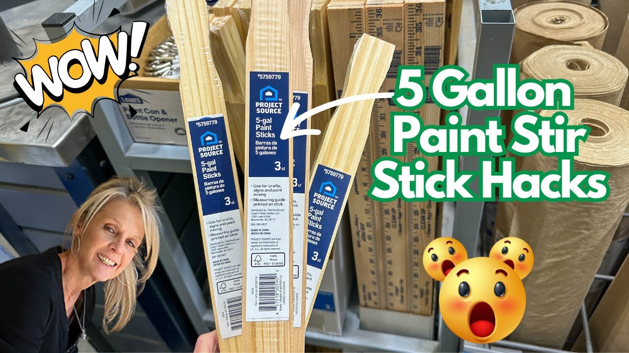 GRAB SOME CHEAP PAINT STIR STICKS for these BRILLIANT HACKS!
