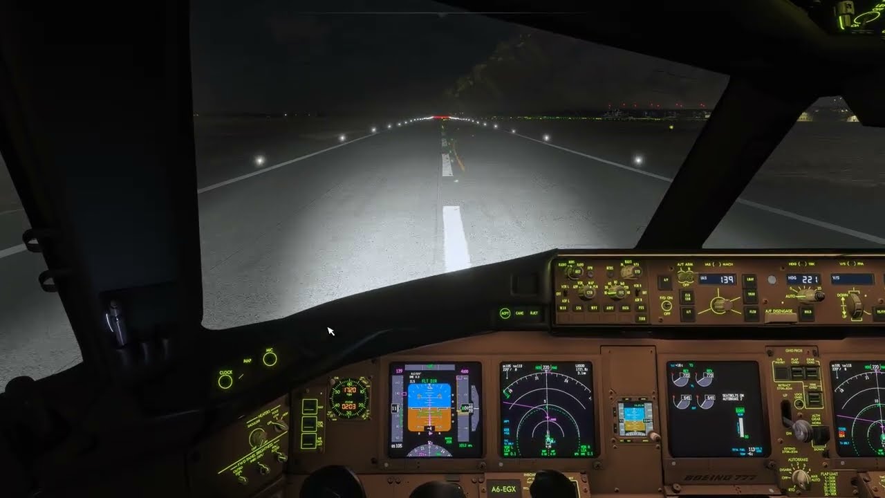 EASY Night Landing in Larnaca | B77W | MSFS2024