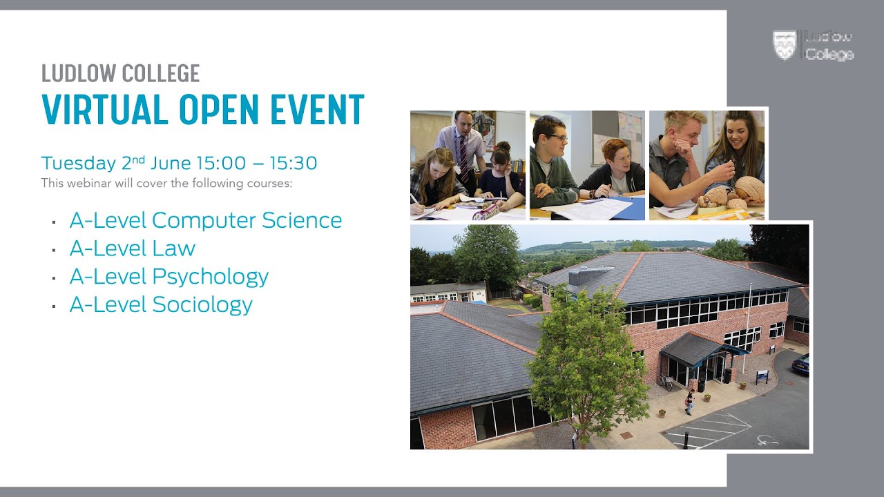 Virtual Open Event - Law, Psychology and Sociology & Comp Science (2/6/20)