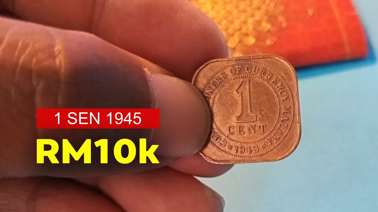 CURRENCY MALAYA KING GEORGE1 CENT 1945