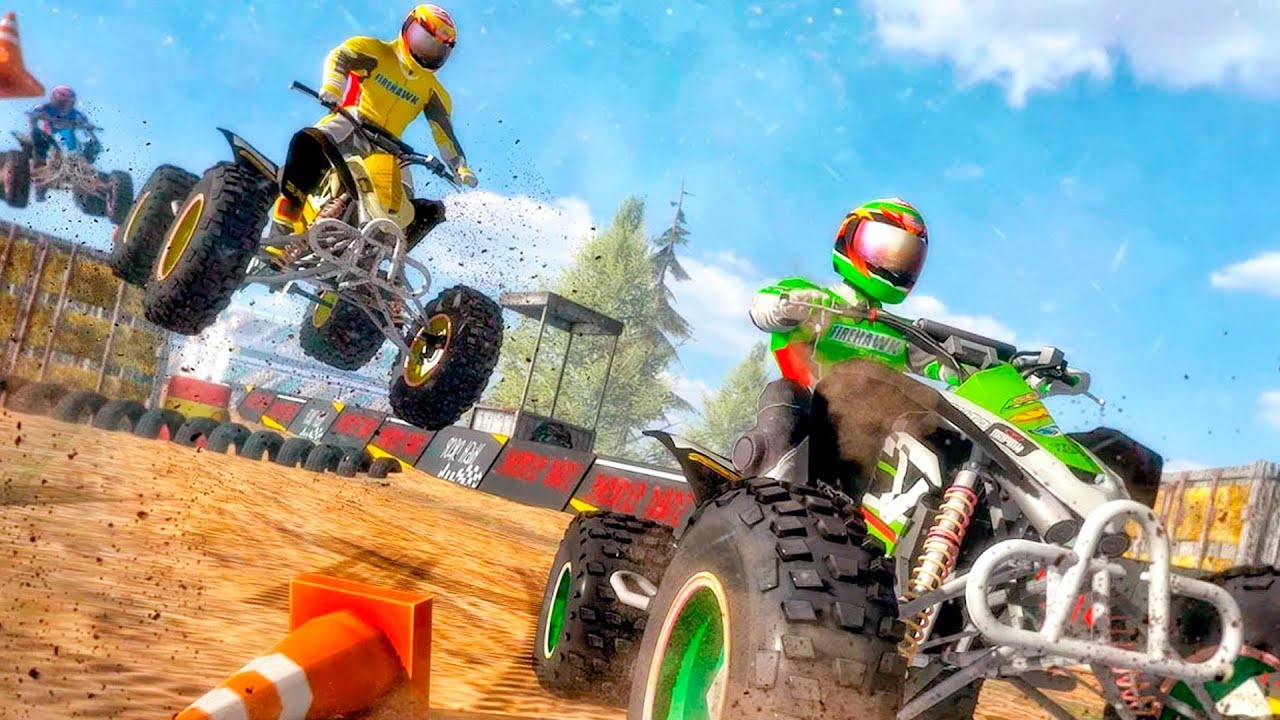 Offroad ATV Quad Bike Transporter Driving Games - Gameplay Android game - Quad bikes game