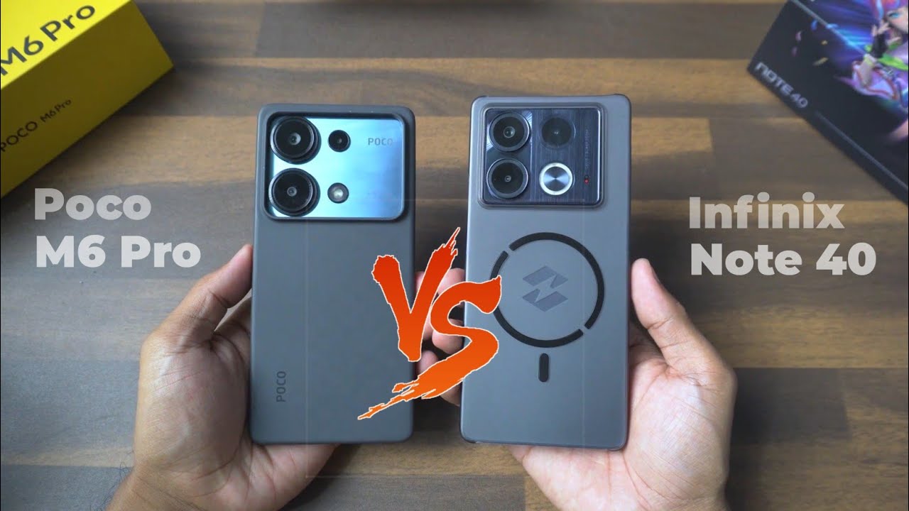 POCO M6 PRO VS INFINIX NOTE 40 🔥 JANGAN SALAH PILIH ⚡ TES KAMERA, PERFORMA & BATERAI