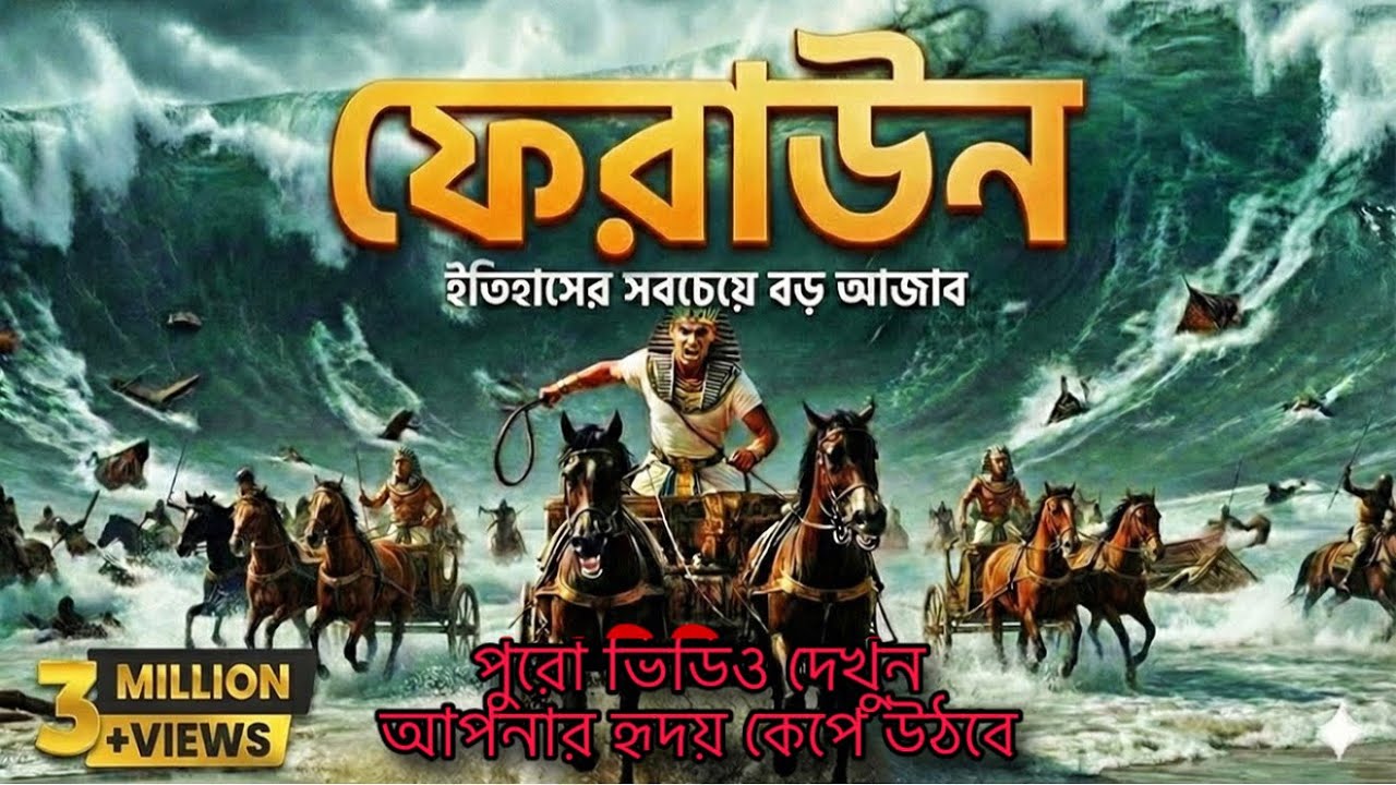 যে রাতে ফেরাউন শেষ হয়ে গিয়েছিল | হজরত মূসা (আঃ) ও সমুদ্র ফাটার সত্য ঘটনা #নূরেরইশারা