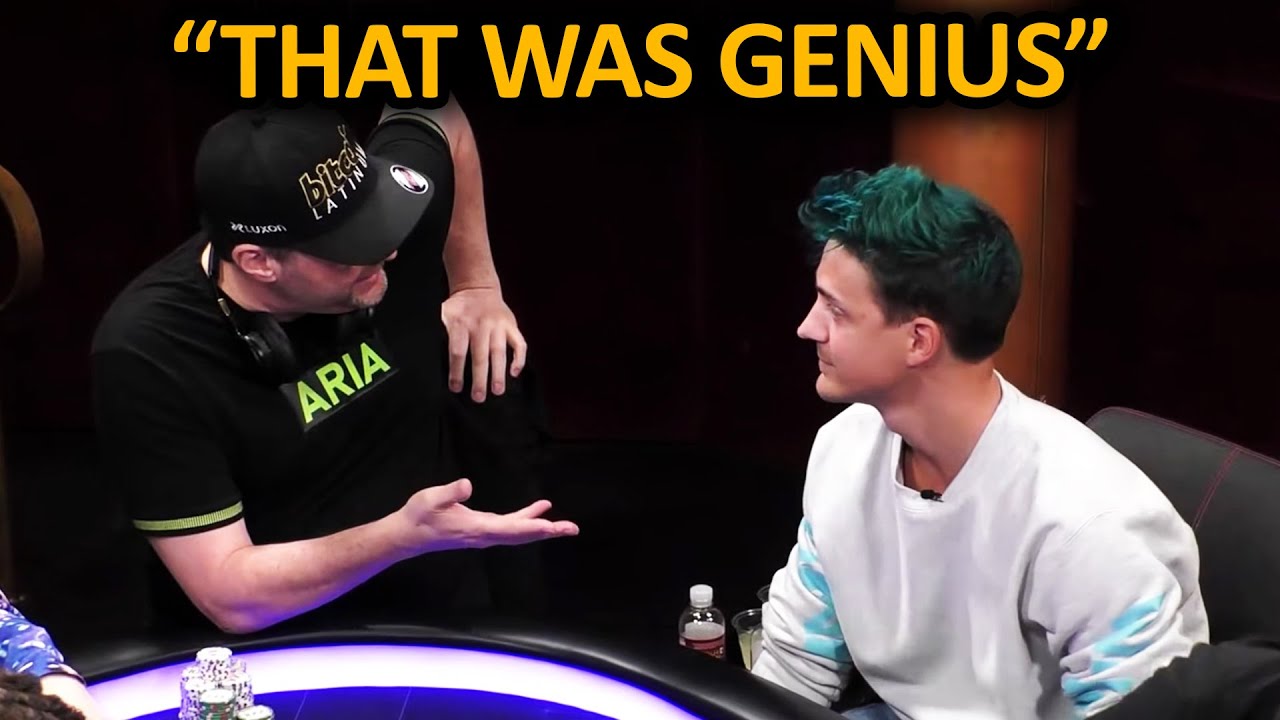 Фил Хельмут в шоке от того, как @Ninja разыграл эту руку в Hustler Casino Live