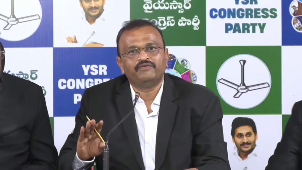 LIVE: వైయస్ఆర్ సీపీ స్టేట్ జనరల్ సెక్రటరీ, మాజీ ఏఏజీ అఫ్ ఏపీ పొన్నవోలు సుధాకర్ రెడ్డి ప్రెస్ మీట్