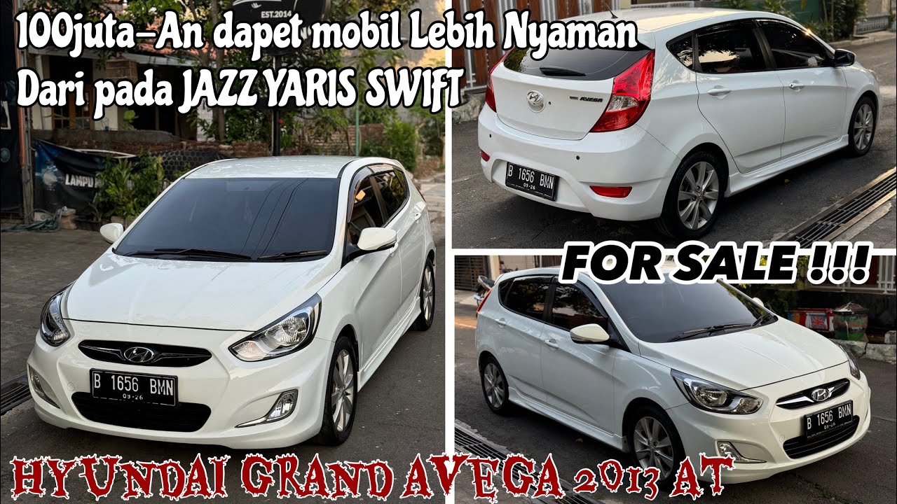 FOR SALE : Hyundai Grand Avega GL 2013 AT LOWKM mobil kecil lebih nyaman & enak dr JAZZ YARIS SWIFT