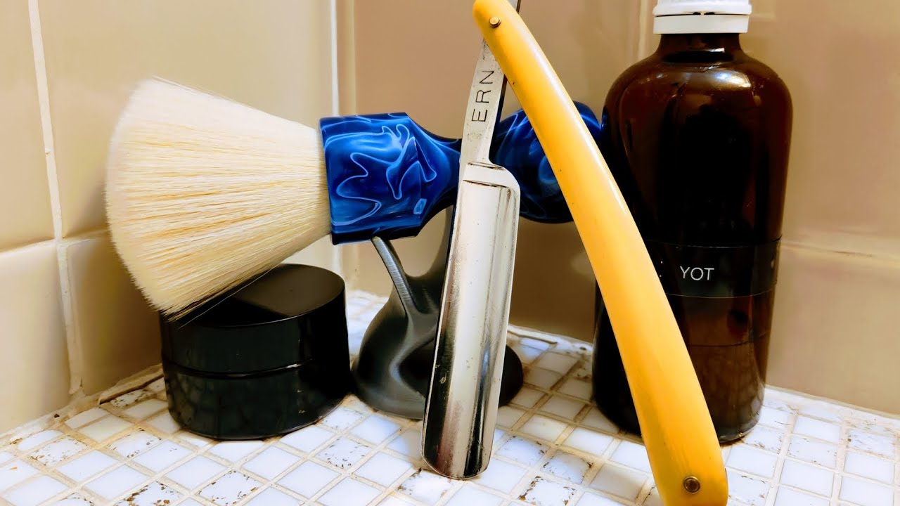 Quiet Shave & Chat ~ Trying out a razor with a Coticule edge and an Arkansas finish ~ Sean's Soap 