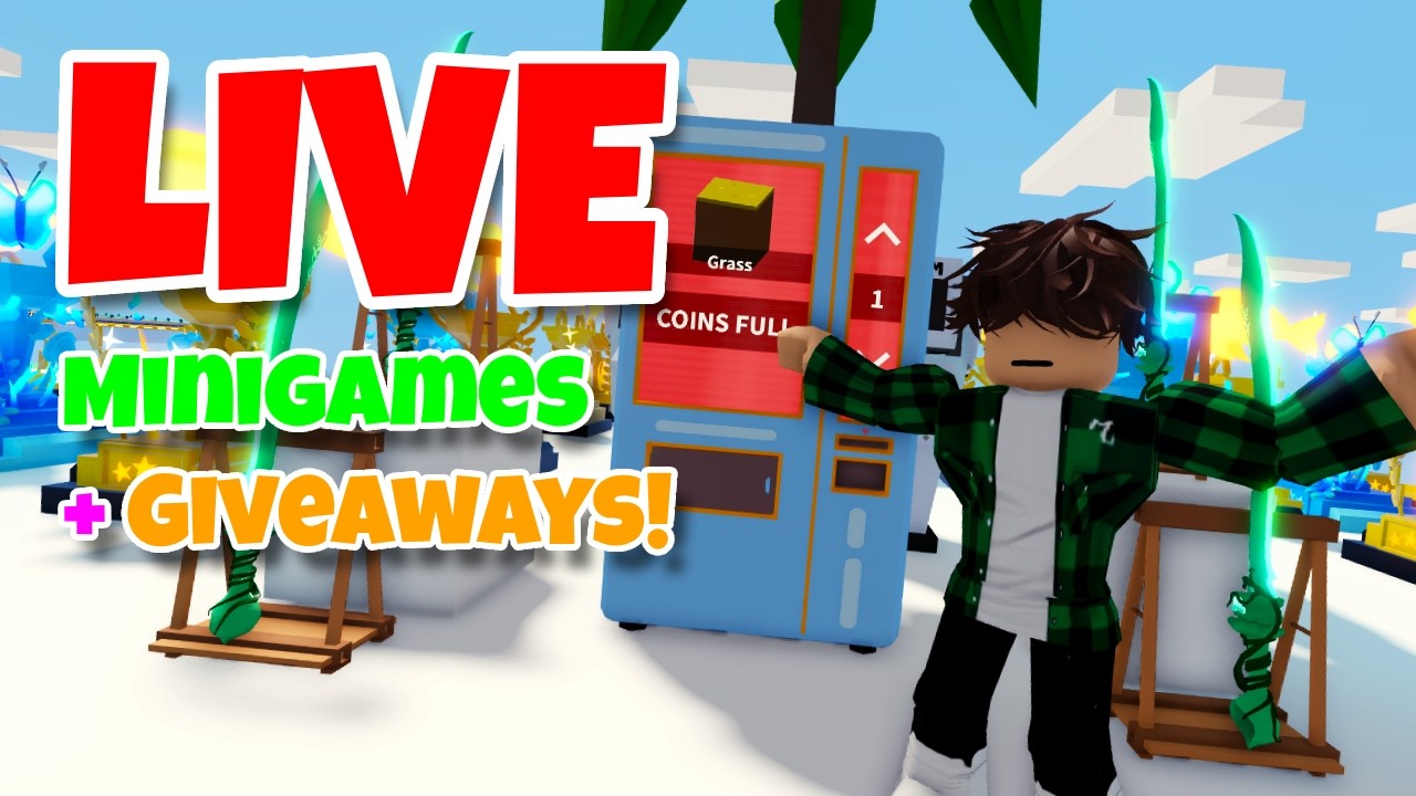🔴ROBLOX ISLANDS🔴LIVE MINIGAMES🔴WIN PRIZES!