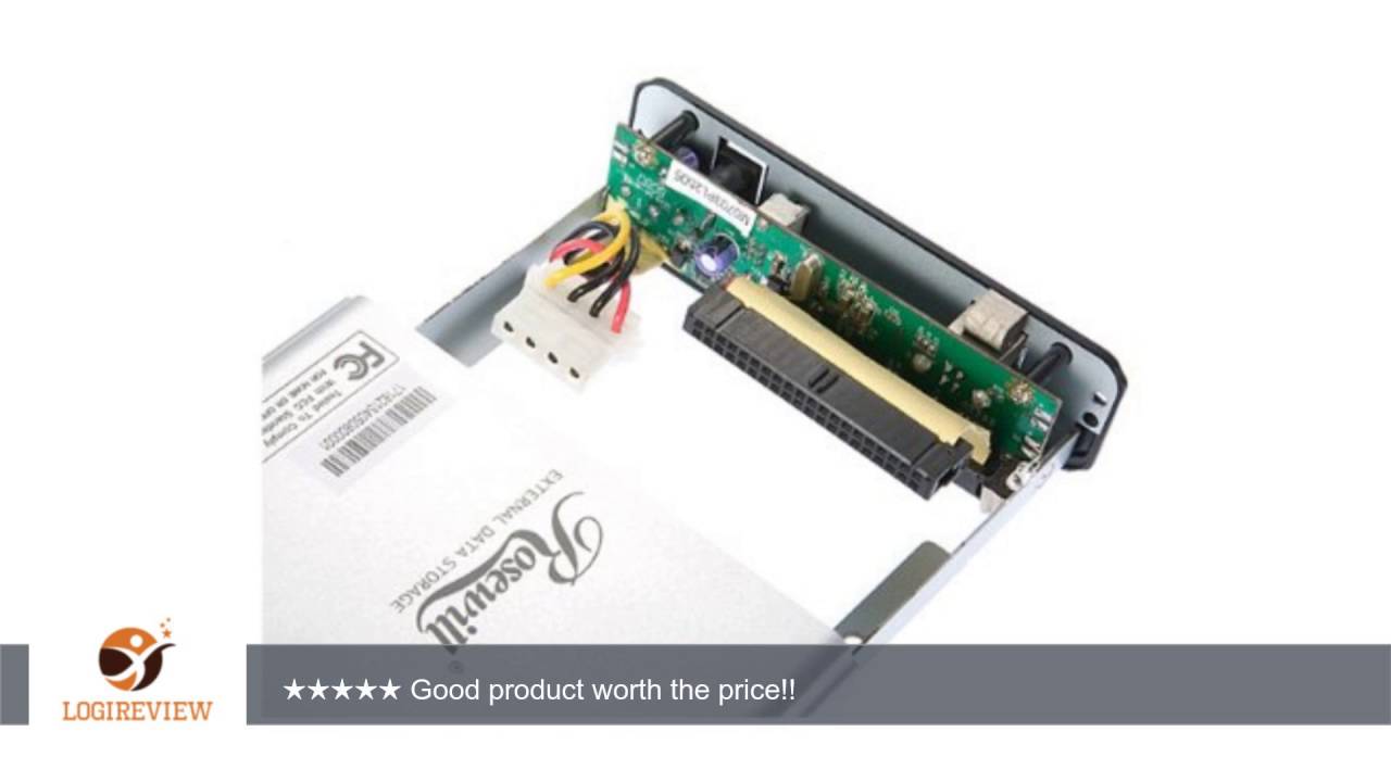 Rosewill RX35-AT-IU SLV Aluminum 3.5-Inch Silver USB 2.0 External Enclosure | Review/Test