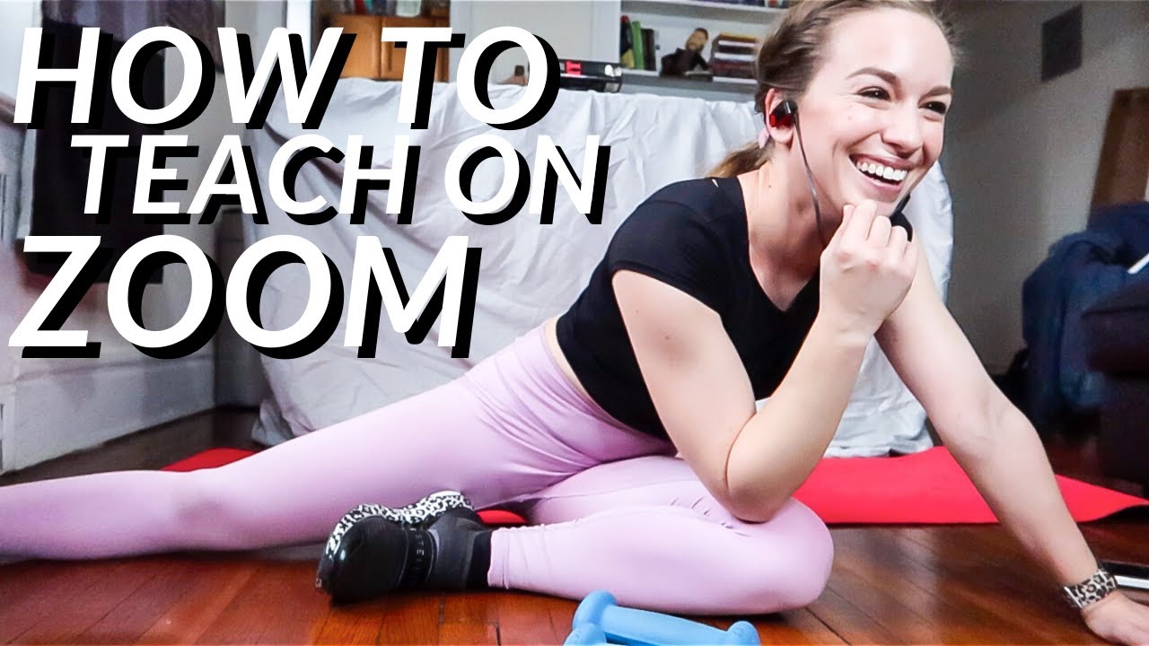 ZOOM TUTORIAL FOR TEACHING | use zoom for group fitness