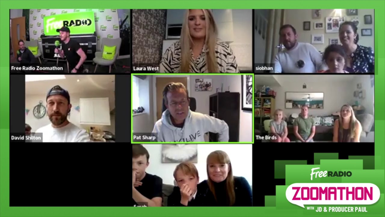 Pat Sharp joined the Free Radio Zoomathon