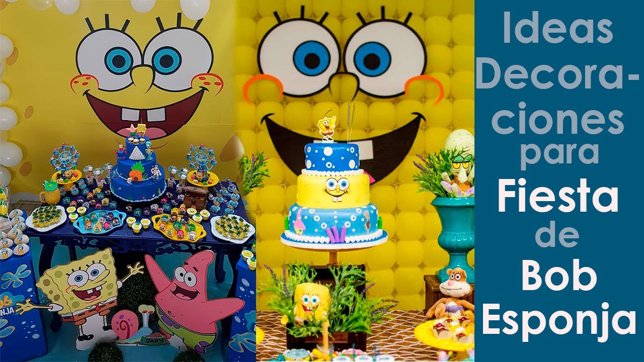Decoraciones para Cumpleaños de Bob Esponja