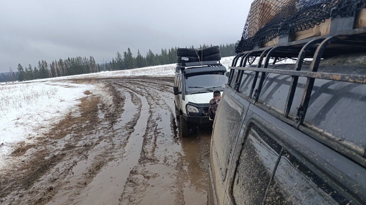 Долгая дорога домой 1 часть. Якутск-Олекминcк на автомашине ГАЗ-Соболь 4Х4