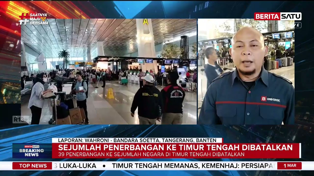 Khawatir Konflik Iran, Maskapai Global Tutup Ruang Udara #beritasatu