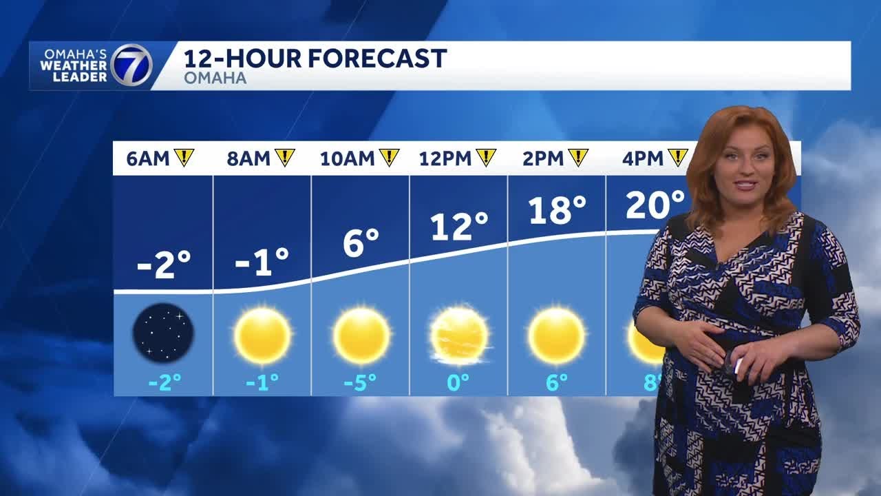 Bitterly cold start Thursday morning for Omaha area