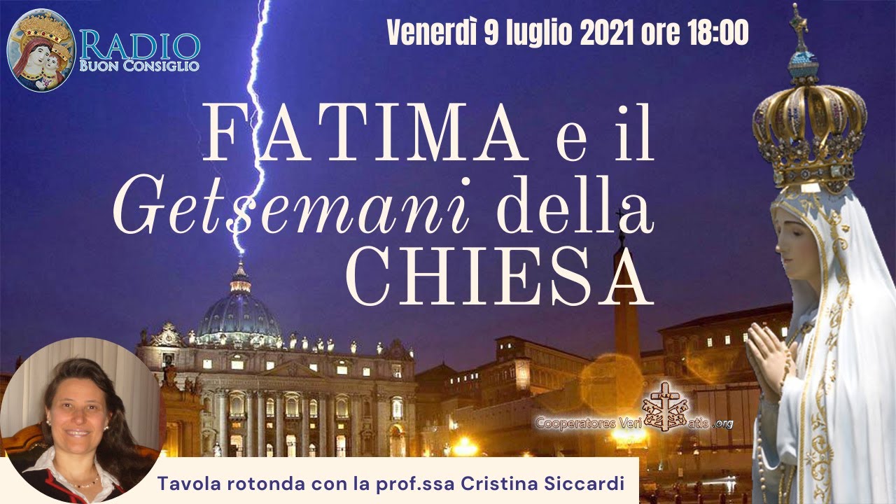 Fatima e il Getsemani della Chiesa. Tavola rotonda con Cristina Siccardi