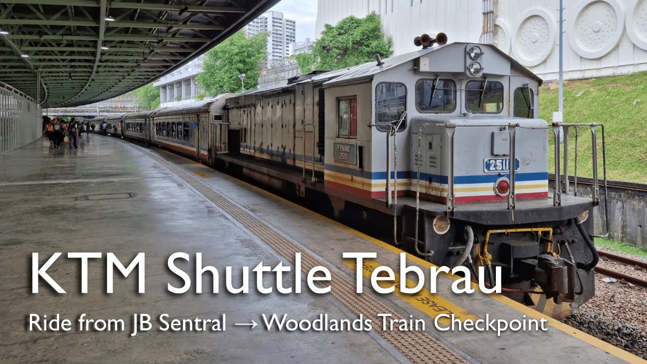 Ride on the KTM Shuttle Tebrau (Johor → Singapore) - February 2023