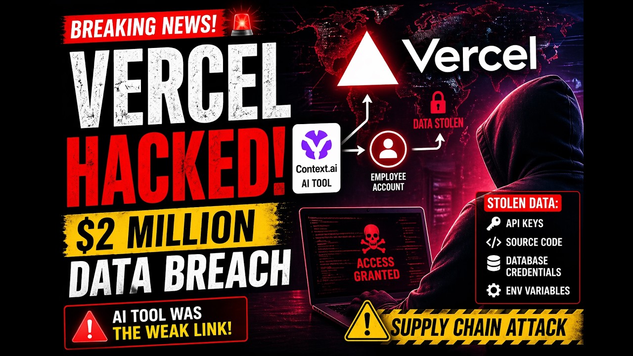 🚨 Vercel Hacked! $2 Million Data Breach Explained