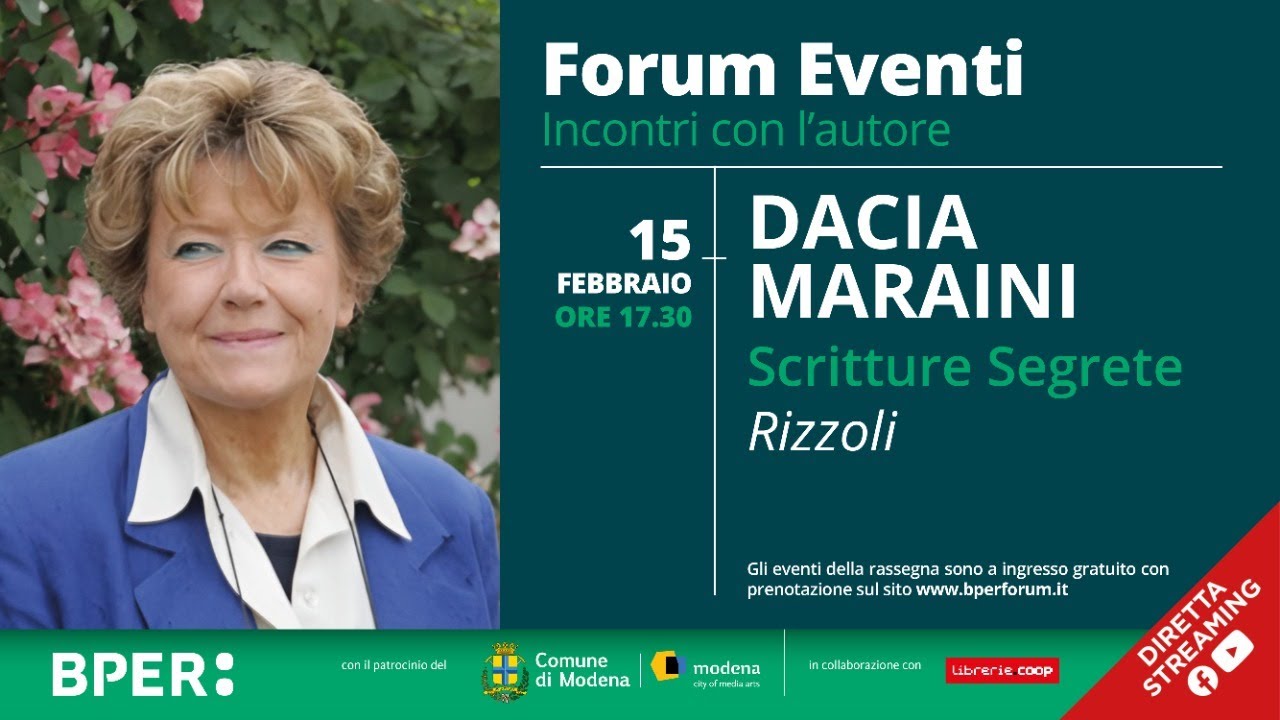 Dacia Maraini - Scritture segrete