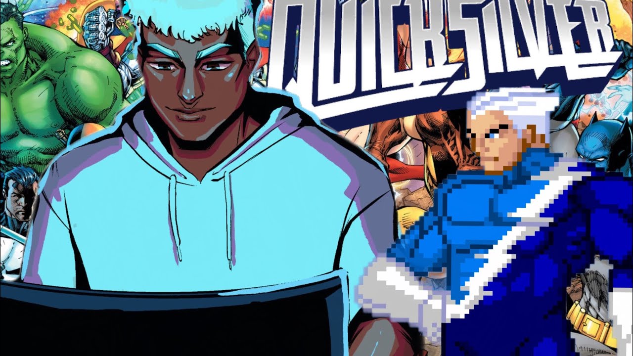 Marvel Vs DC 2025 Fangame: Quicksilver moveset showcase