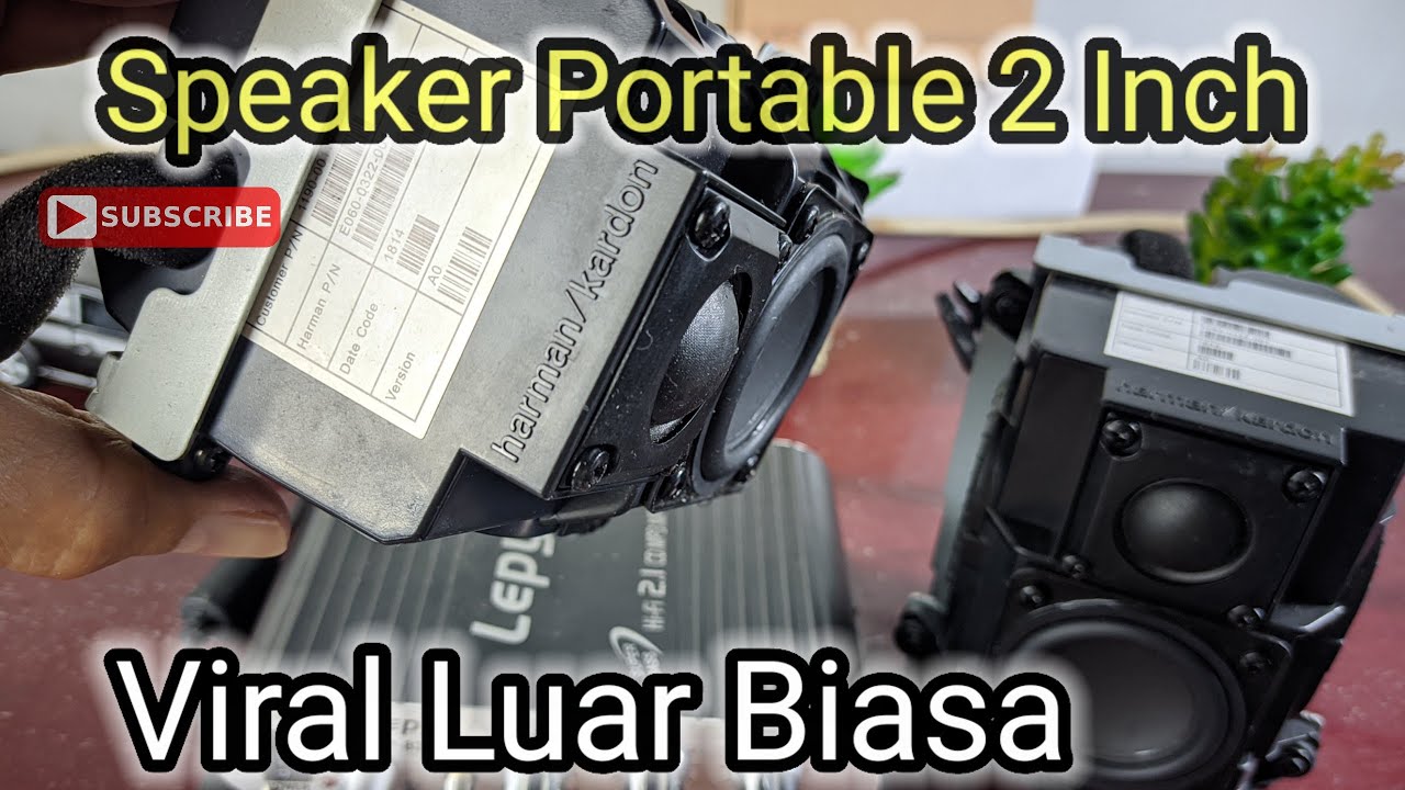 Speaker 2 Way Viral Portable 2 inch giga genie #sound #check #deepbass #enak #harmankardon AD 68