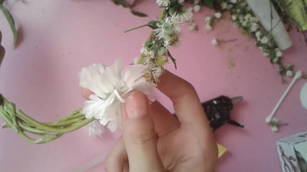 Tutorial! Coronița din flori!