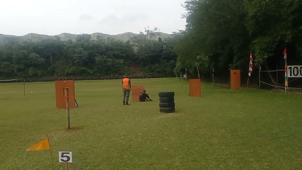 Menembak Tactical barikade Jarak 100 m pakai M16‼️‼️