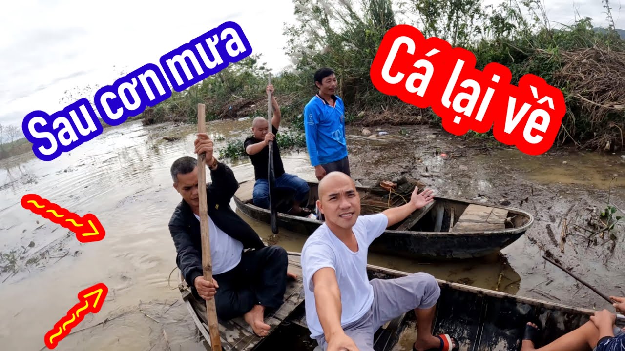 Sau Đợt Bão Cá Sông Nhiều Vô Số Bắt Về Làm Nồi Canh Đậm Chất Miền Quê | Son Duoc Vlogs