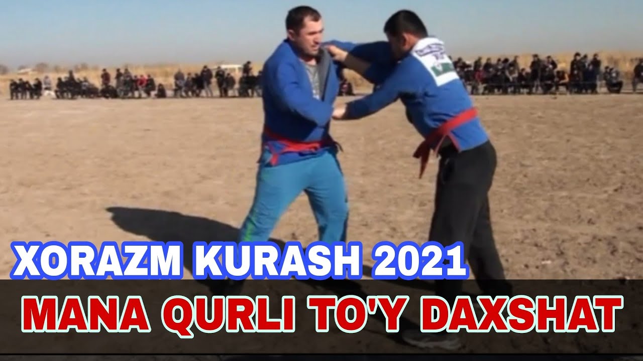 XORAZMDA SHOV SHUVLI  QURLI TOY XORAZM KURASH 2-QISM 2021 11-YANVAR
