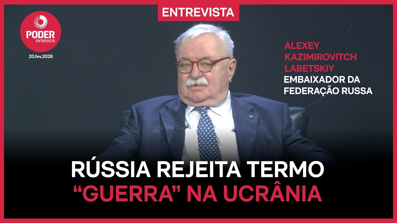Poder Entrevista Alexey Kazimirovitch Labetskiy, embaixador da Rússia