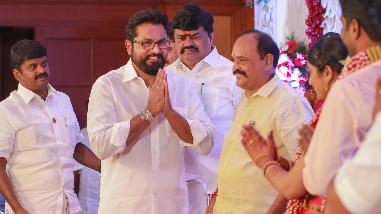 TN Minister Kadambur Raju's Daughter Engagement | Gayathri & Ravikumar | ISWARYA PHOTOS