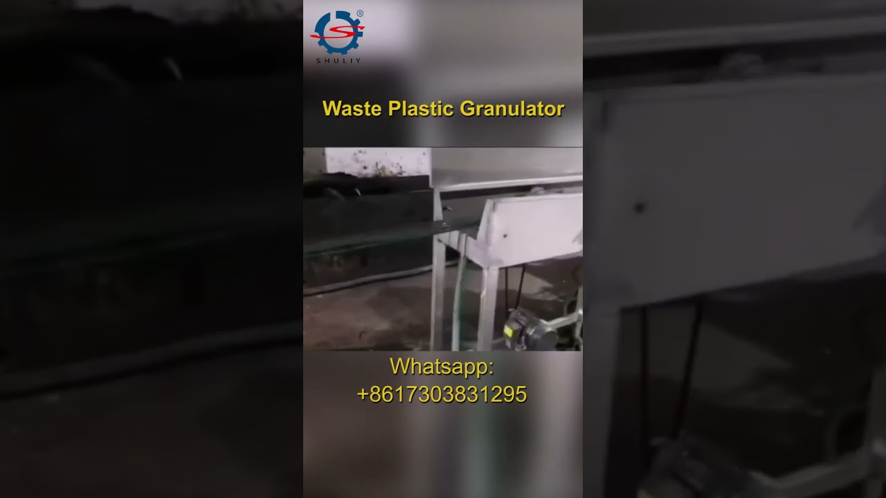 Waste plastic granulator with good performance