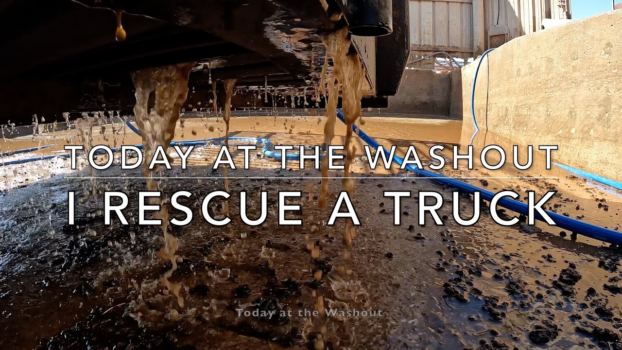 Truck stuck in the mud! (Cattle Washout ASMR Ep. 15)