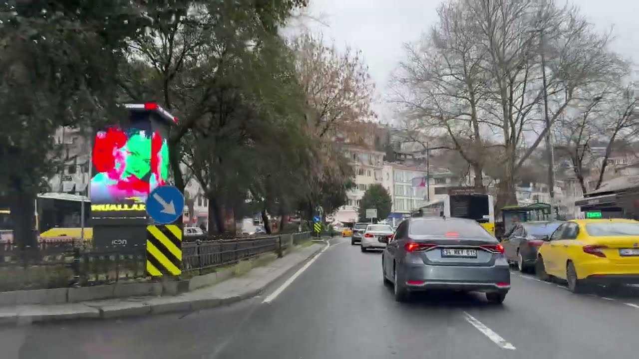 ✨4K✨Istanbul Bosphorus ✨Scenic Drive || Europe to Asia ✨Relaxing Drive@EarthinMotion-World 