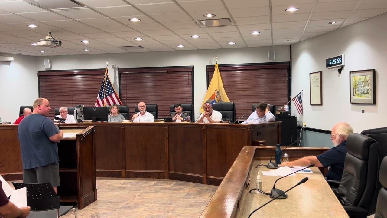 Pemberton Township Council Meeting 9/3/2025 (Public comment and resolutions Only)