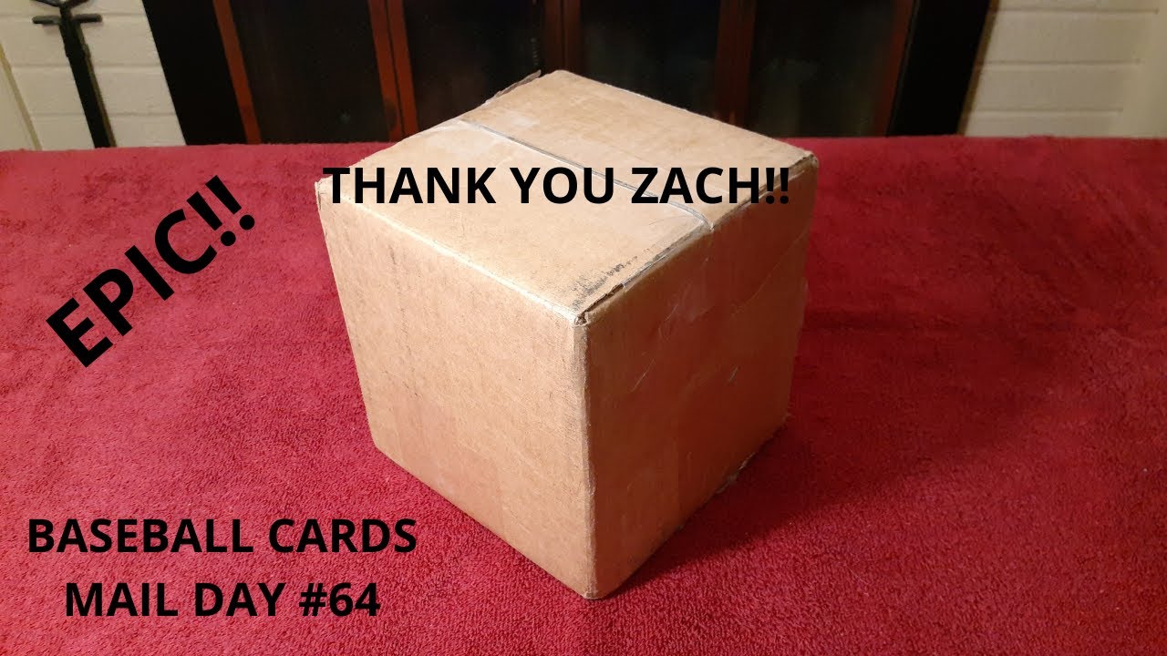 Baseball Cards Mail Day #64:  MASSIVE MAIL DAY FROM ZACH, Thank You!! ⚾🔥😎