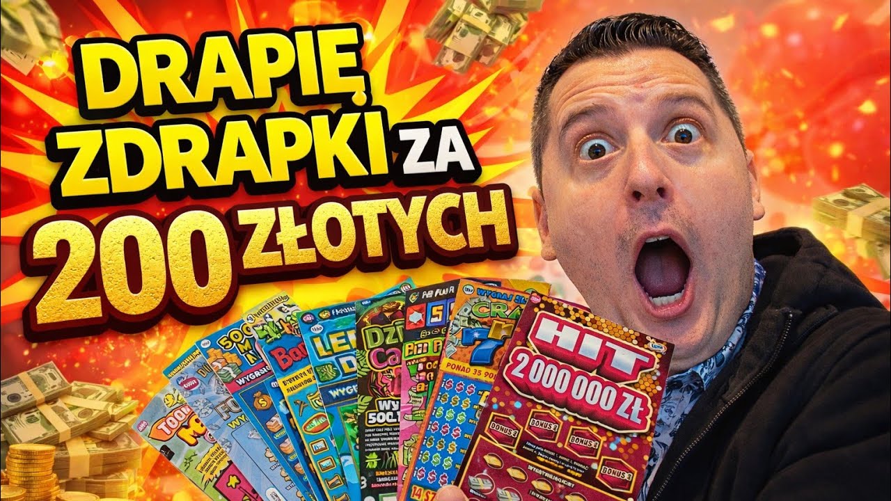 Prezent dla Pana Jurka i moje zdrapki Lotto za 200 złotych