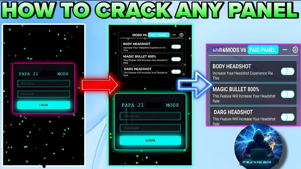 HOW TO CRACK FREE FIRE PANEL 🤯
