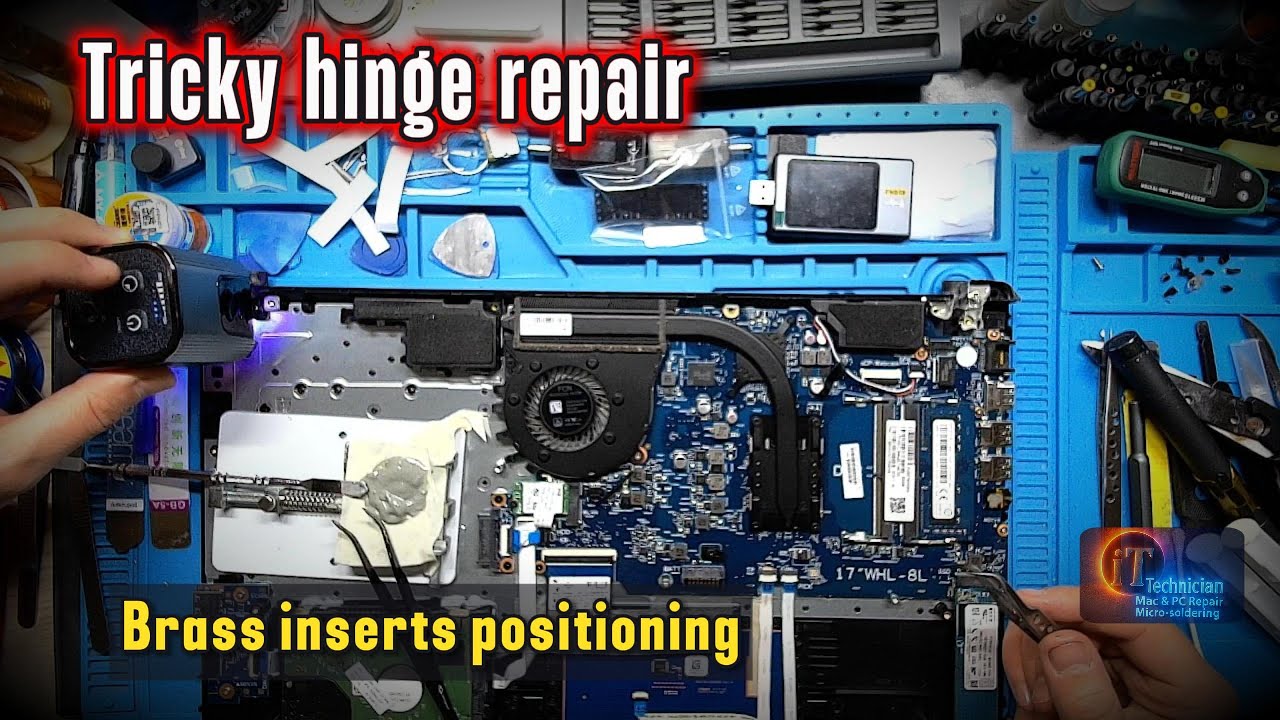 I Didn’t Expect This Much Damage… HP 17-by1031nb Hinge Repair