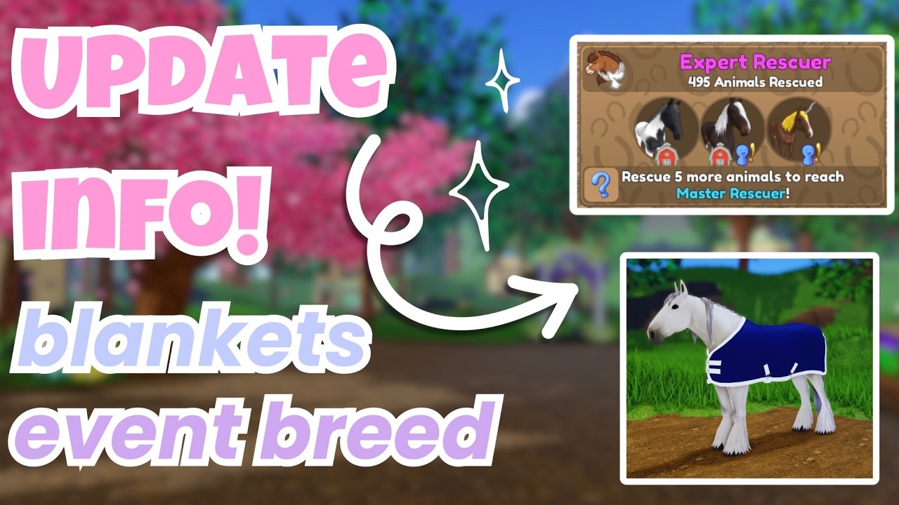 Spring Event BREED REVEALED, Blankets Coming, + Horse Rescue Island Info | Wild Horse Islands