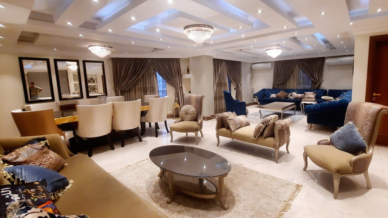 شقة للبيع او الإيجار بالفرش والاجهزه القاهرة مدينة نصر بموقع ممتاز بين عباس العقاد جاهزة للاستلام